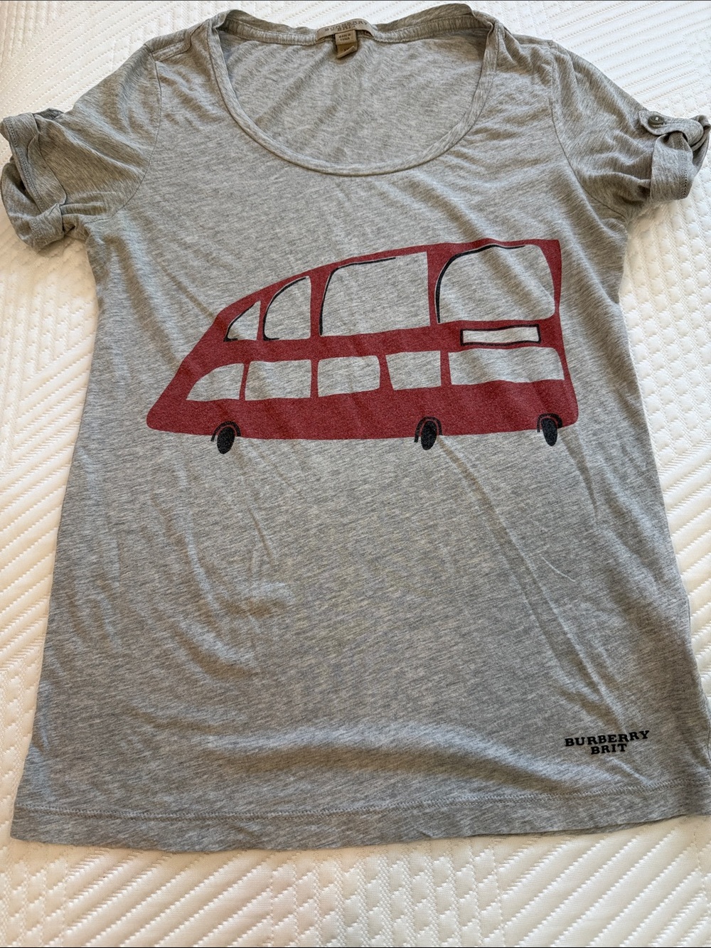 Burberry Brit London Double Decker Bus Graphic T-shirt